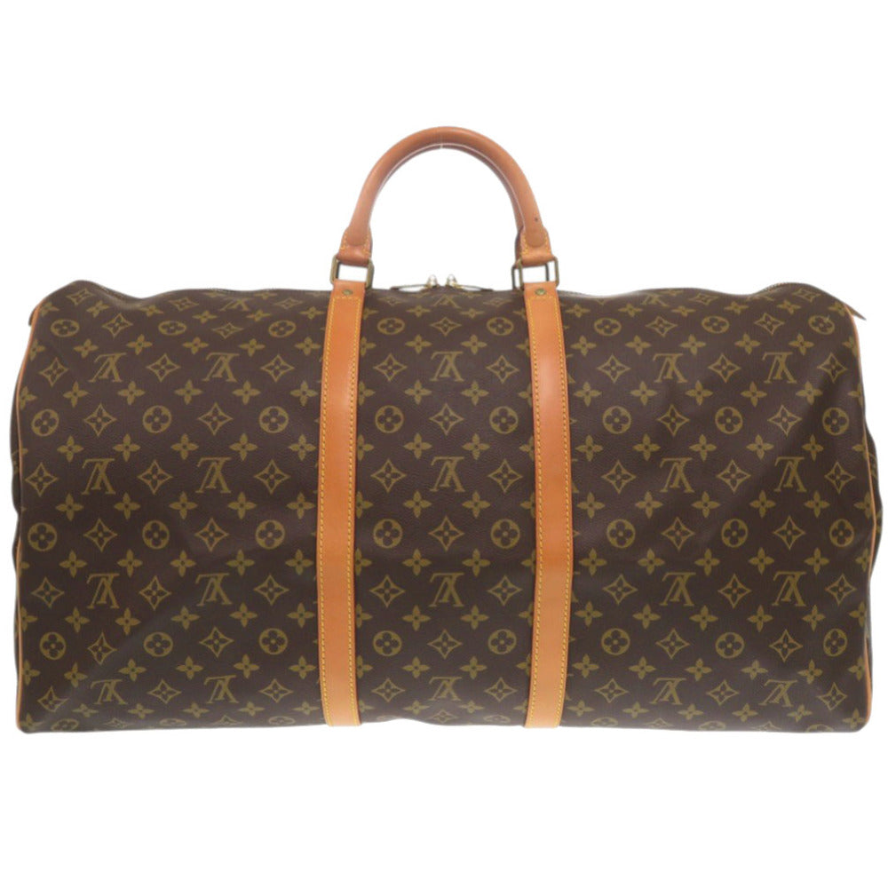 Louis Vuitton Boston Duffel M41422 Keepall 60 Monogram Canvas Brown Travel Bag 7F0727Ll5Nb