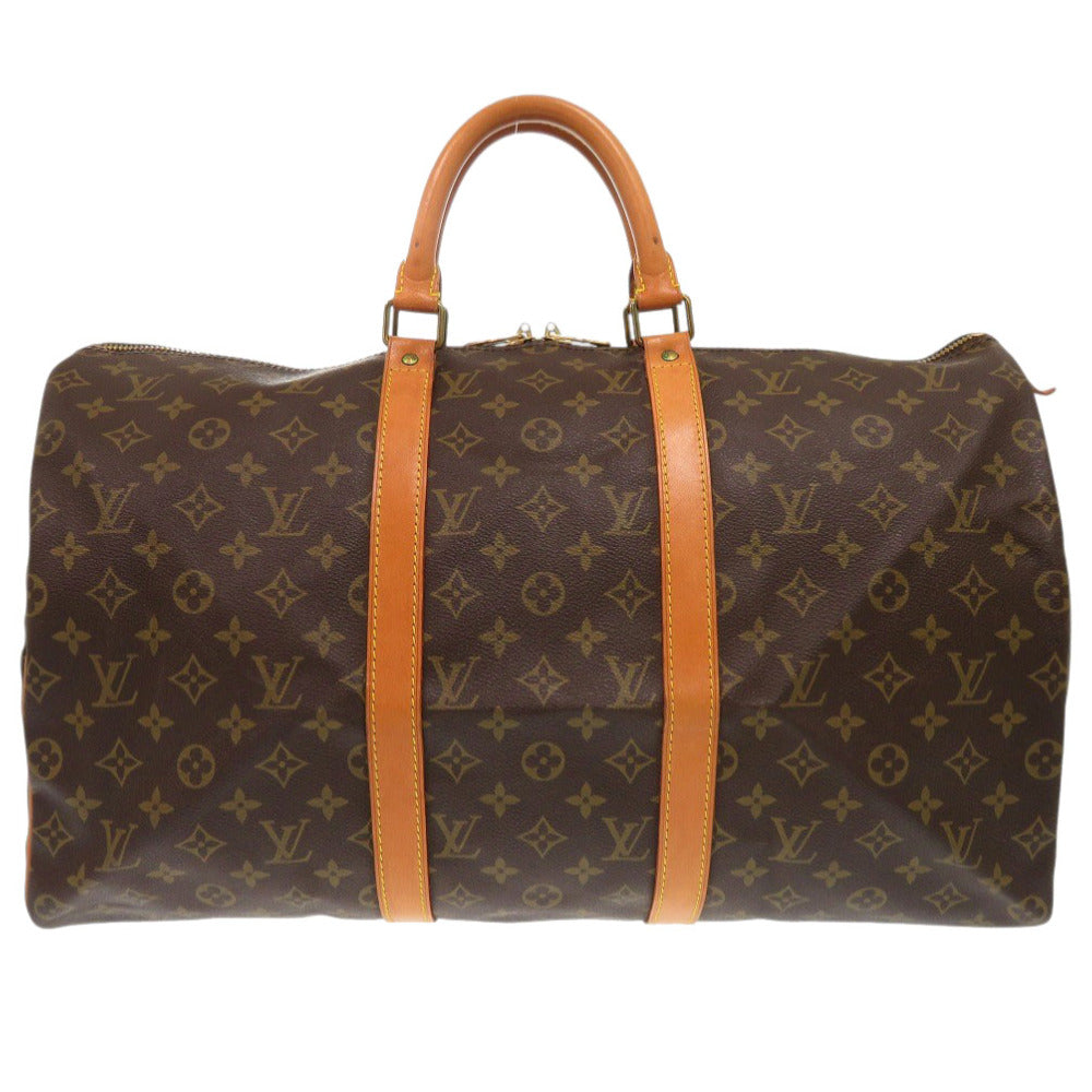 Louis Vuitton Boston Duffel M41426 Keepall 50 Monogram Canvas Brown Travel Bag 7F0730Ap5Nb1