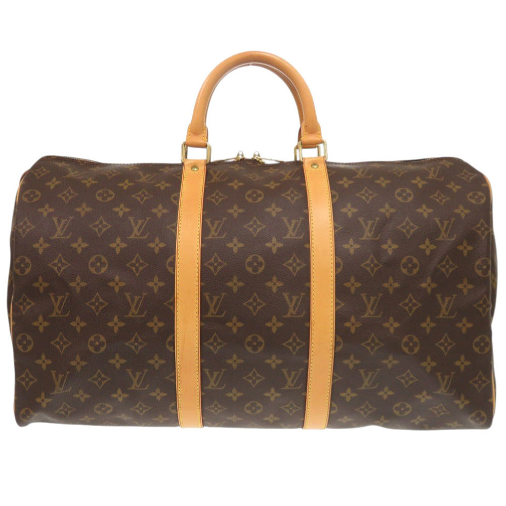 Louis Vuitton Boston Duffel M41426 Keepall 50 Monogram Canvas Brown Travel Bag 7F0753Ll5Nb1