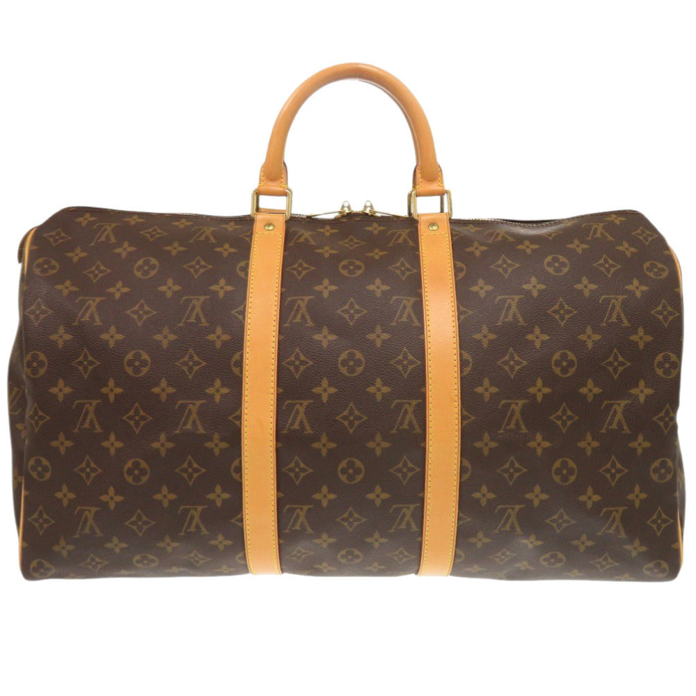 Louis Vuitton Boston Duffel M41426 Keepall 50 Monogram Canvas Brown Travel Bag 7F0753Ll5Nb1