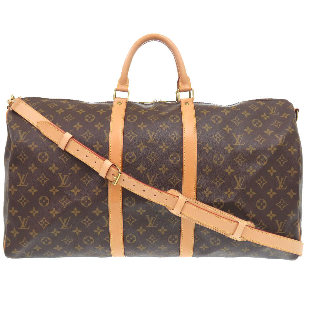 Louis Vuitton Boston Duffel M41414 Keepall bandouliere55 Monogram Canvas Brown Travel Bag 7F0763Iip6A11