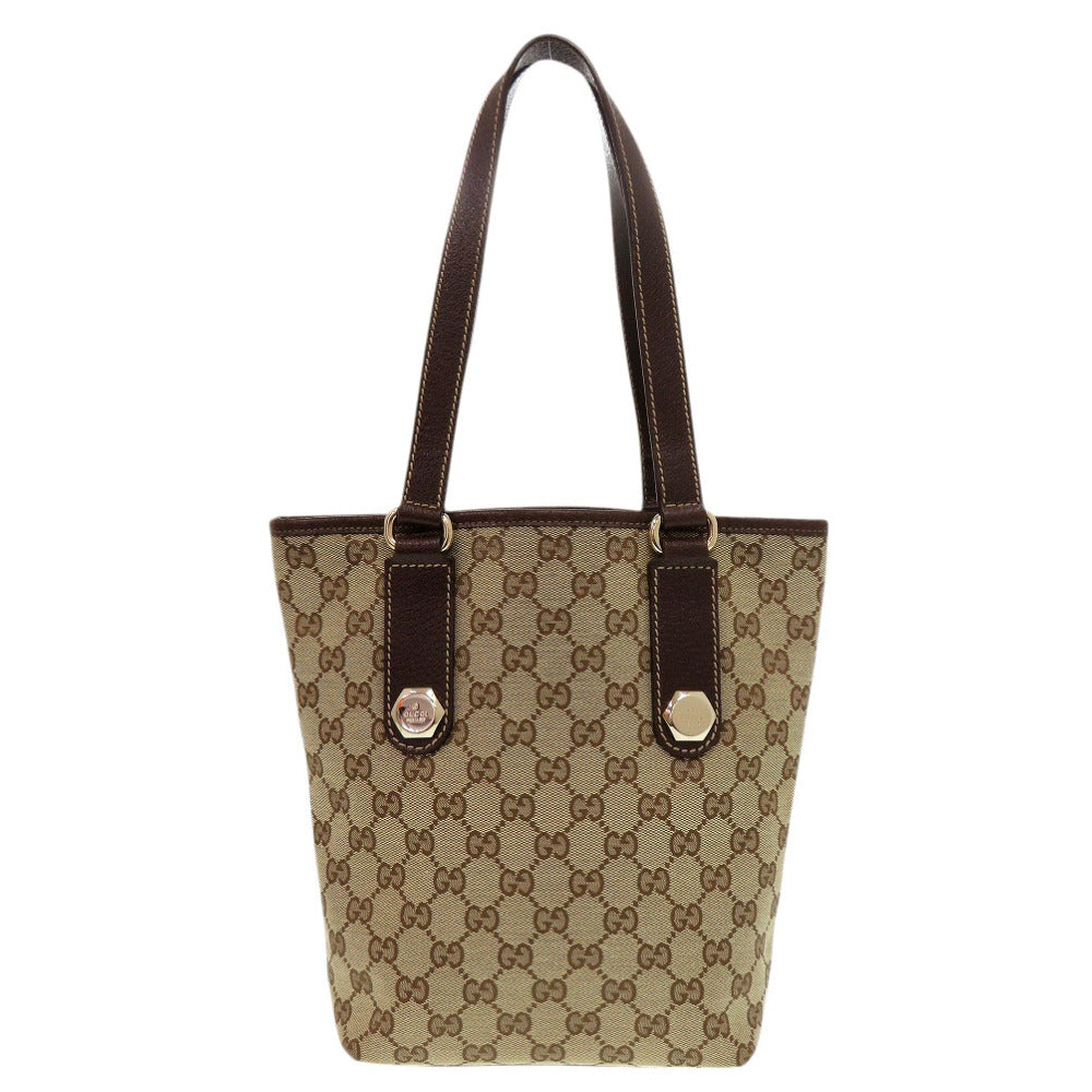 Gucci GG Canvas Brown Tote Bag 7F0851Es5Nb1