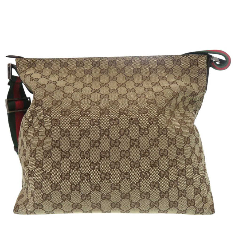 Gucci GG Sherry line Canvas Beige Shoulder Bag