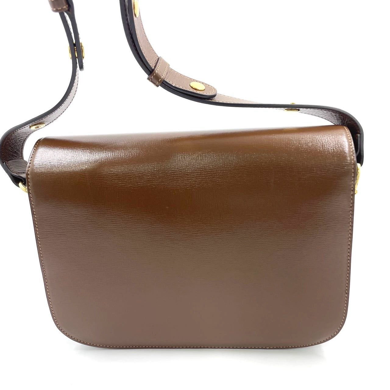 Gucci Horsebit Caramel Leather Brown Small Shoulder Bag Leather 5