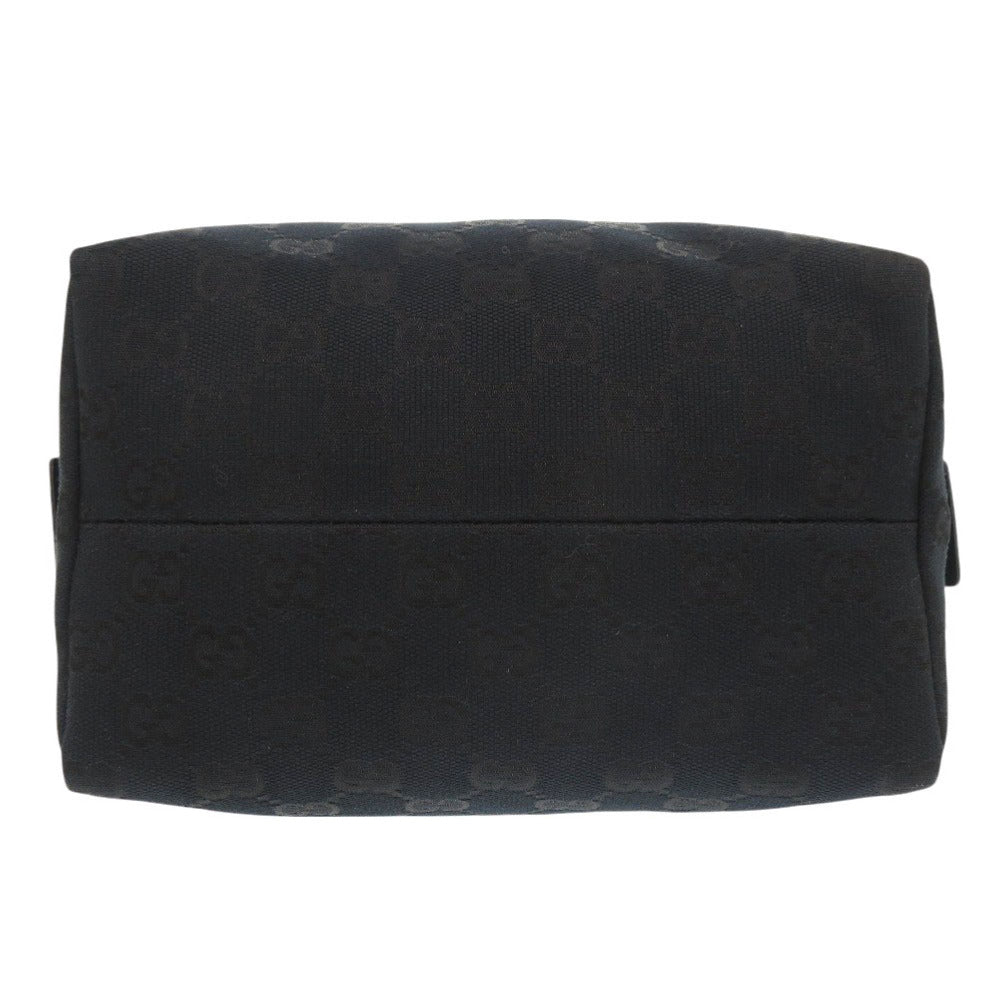 Gucci GG Leather Canvas Black Handbag