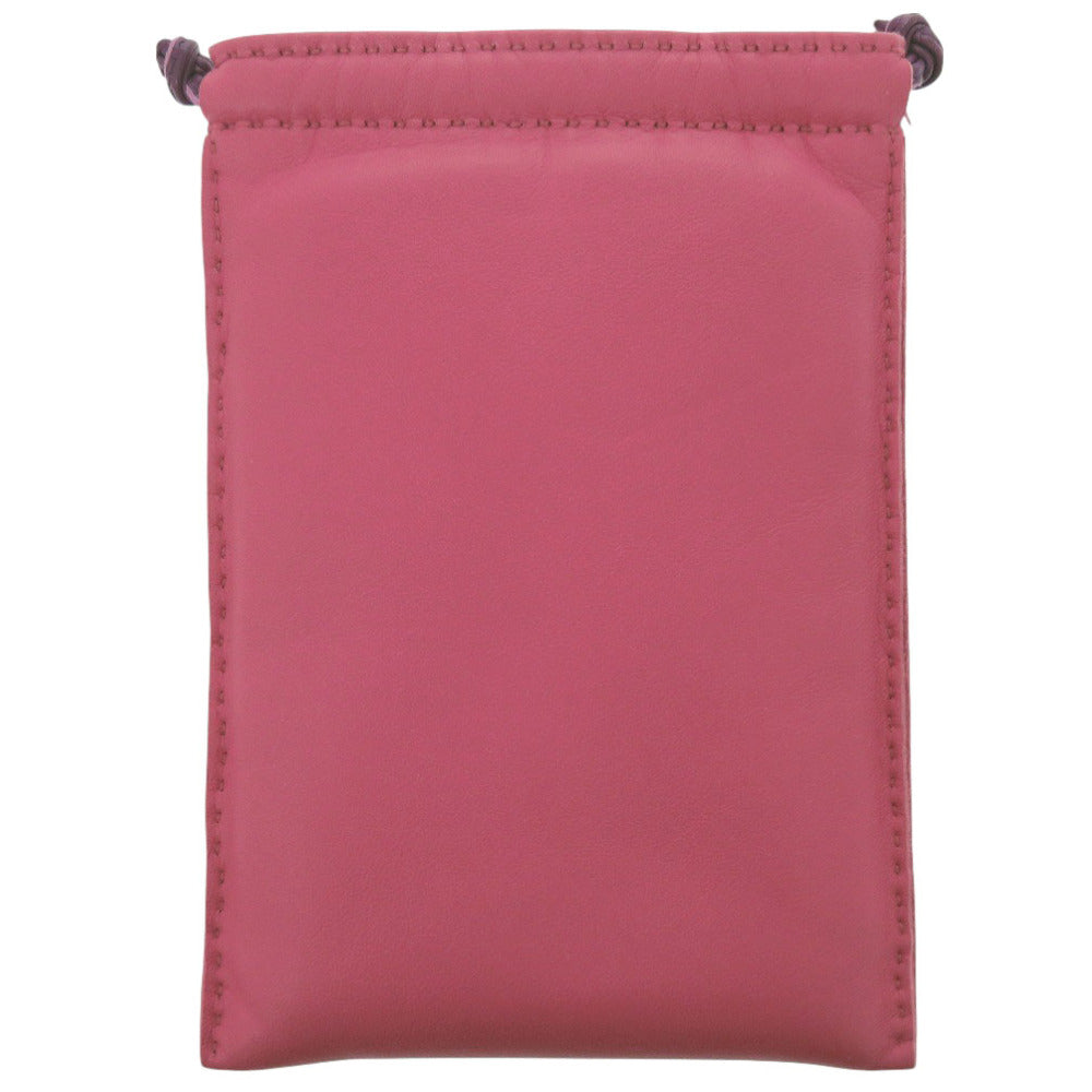 Hermes Pouch Anyo Miro Type Pochette Pillow Pm Women Pink Travel Bag