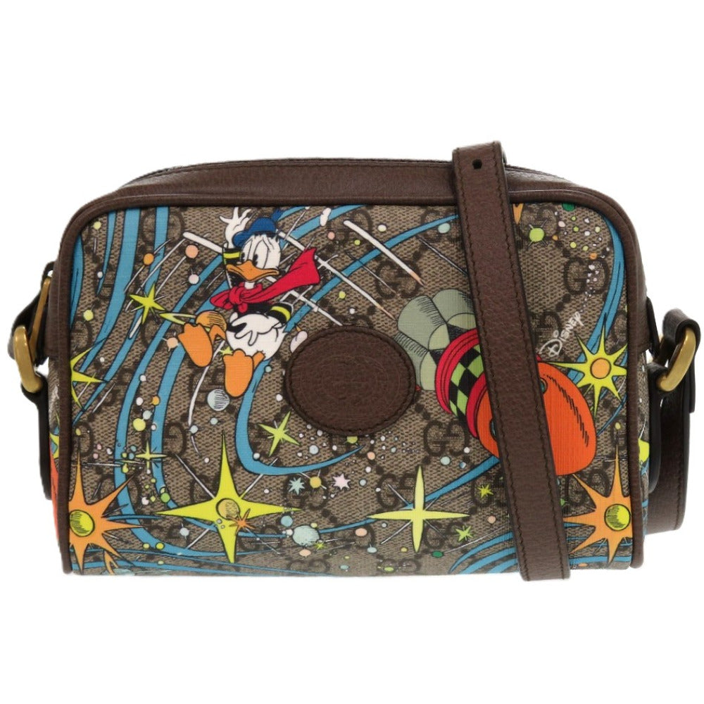 Gucci GG Supreme, PVC x Disney Brown Shoulder Bag