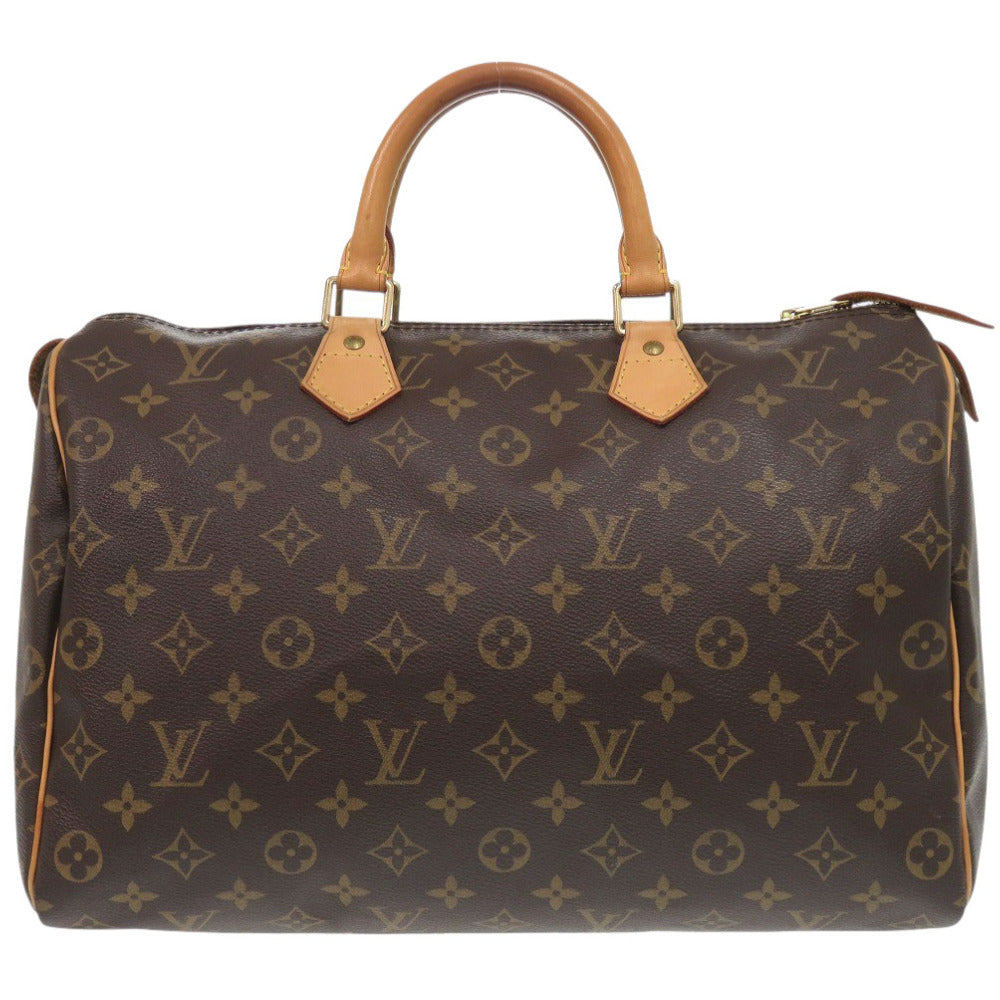 Louis Vuitton M41524 Speedy 35 Monogram Canvas Brown Handbag