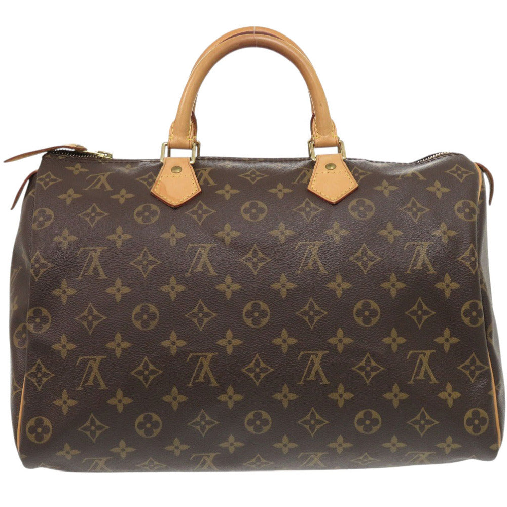 Louis Vuitton M41524 Speedy 35 Monogram Canvas Brown Handbag