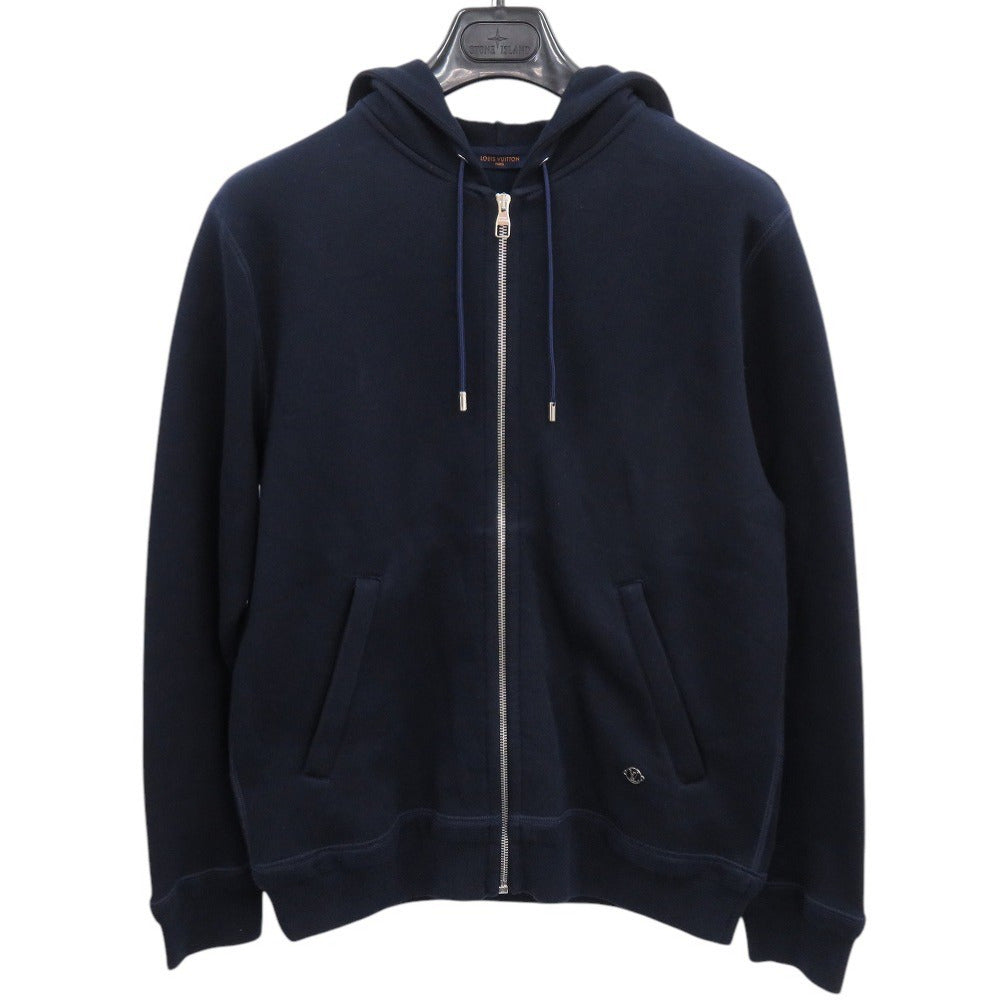 Louis Vuitton Other Duru Zip Up Hoodie Nylon Cotton Blue Apparel
