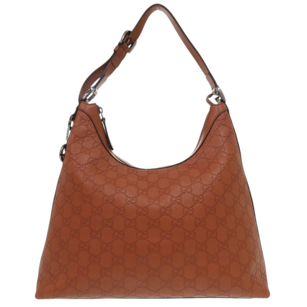 Gucci 7G0334Ss5T17 Leather Brown Shoulder Bag