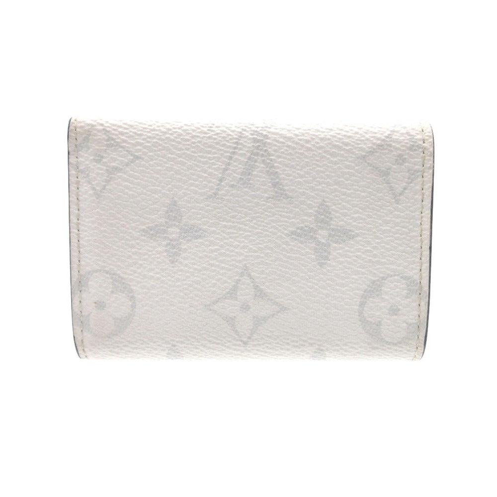 Louis Vuitton Tri-fold M67621 Taiga Taigalama Discovery White Wallet Case