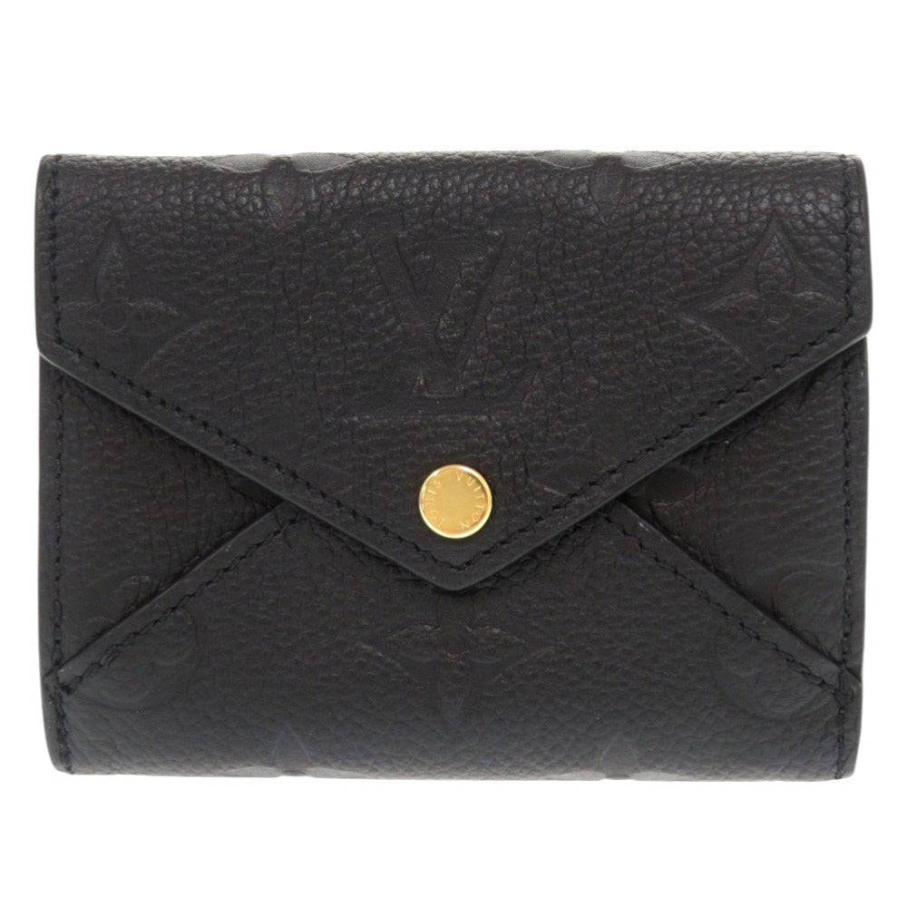 Louis Vuitton Tri-fold M82133 Ann Platt Noir Monogram Wallet Case