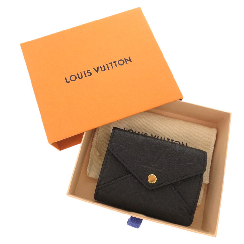 Louis Vuitton Tri-fold M82133 Ann Platt Noir Monogram Wallet Case