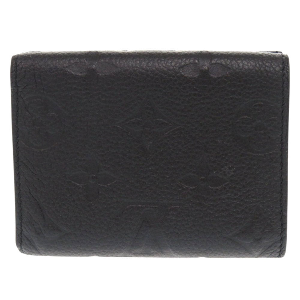 Louis Vuitton Tri-fold M82133 Ann Platt Noir Monogram Wallet Case