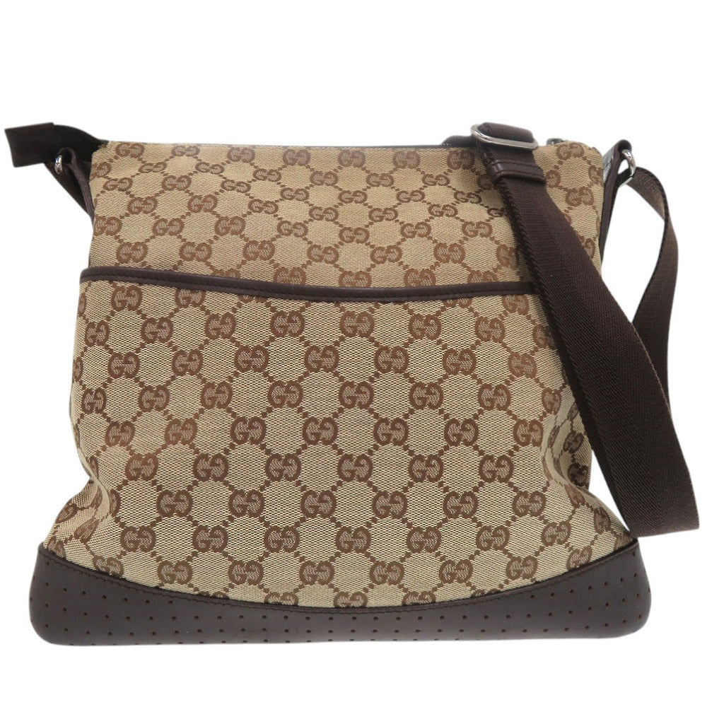Gucci GG Sacoche GG pattern all-over Canvas Brown Crossbody Bag
