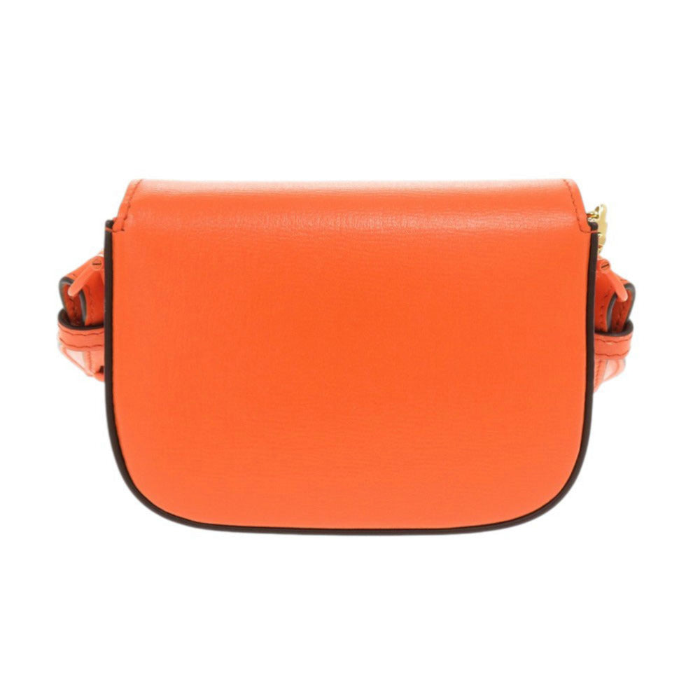 Gucci Horsebit Leather Orange Shoulder Bag
