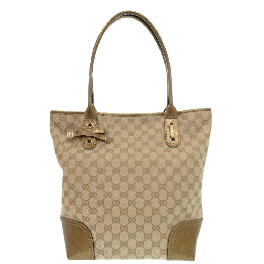 Gucci GG Pretty Canvas Beige Tote Bag