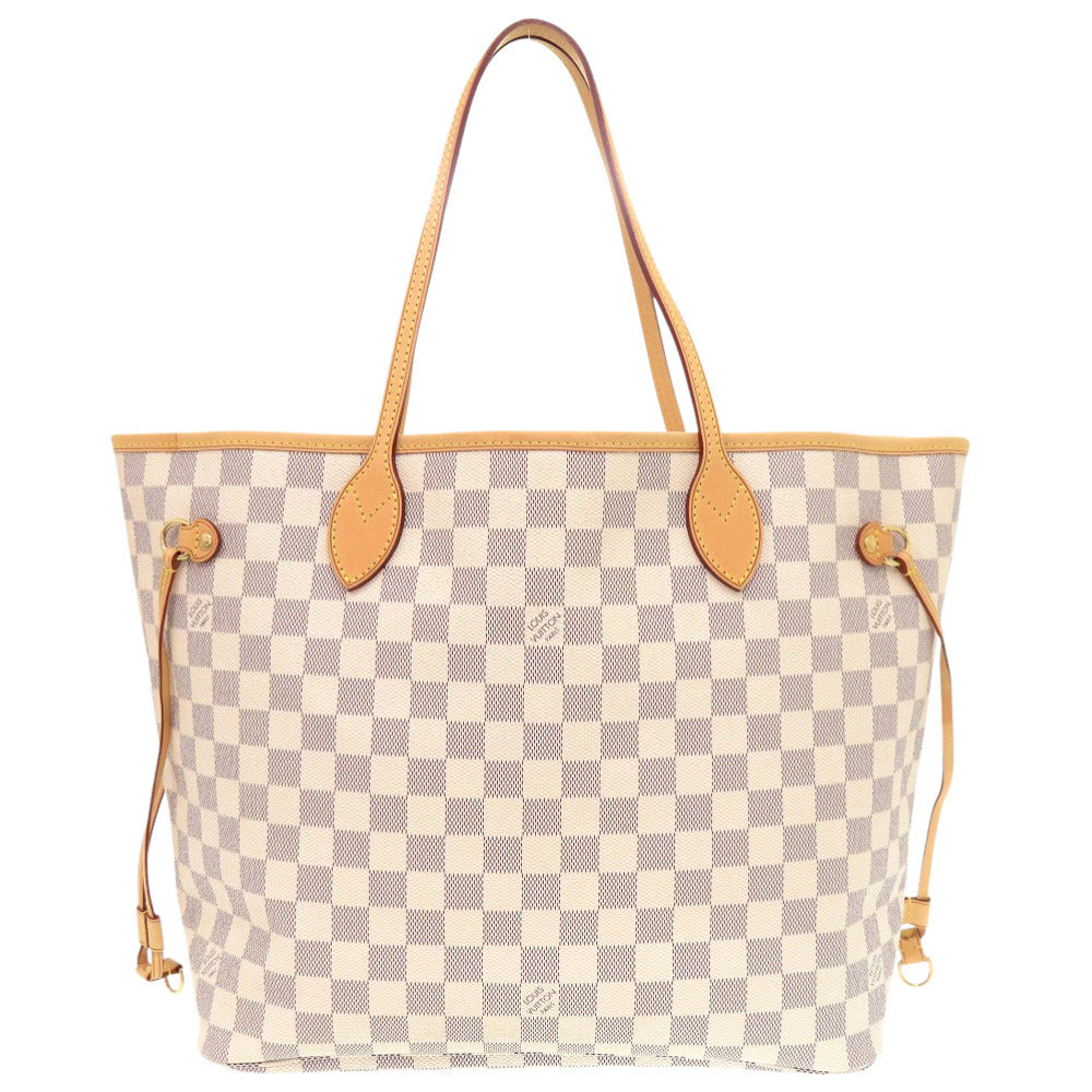 Louis Vuitton N51107 Damier Azur Damier Azur Canvas White Neverfull Tote Bag 7G0666Ihs6A15