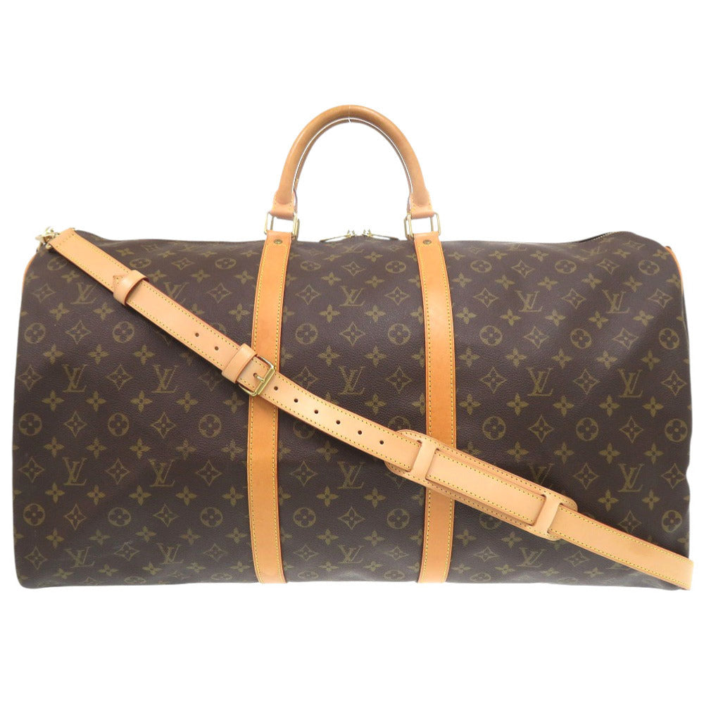 Louis Vuitton Boston Duffel M41412 Keepall bandouliere60 Monogram Canvas Brown Travel Bag 7G0717Si5A15