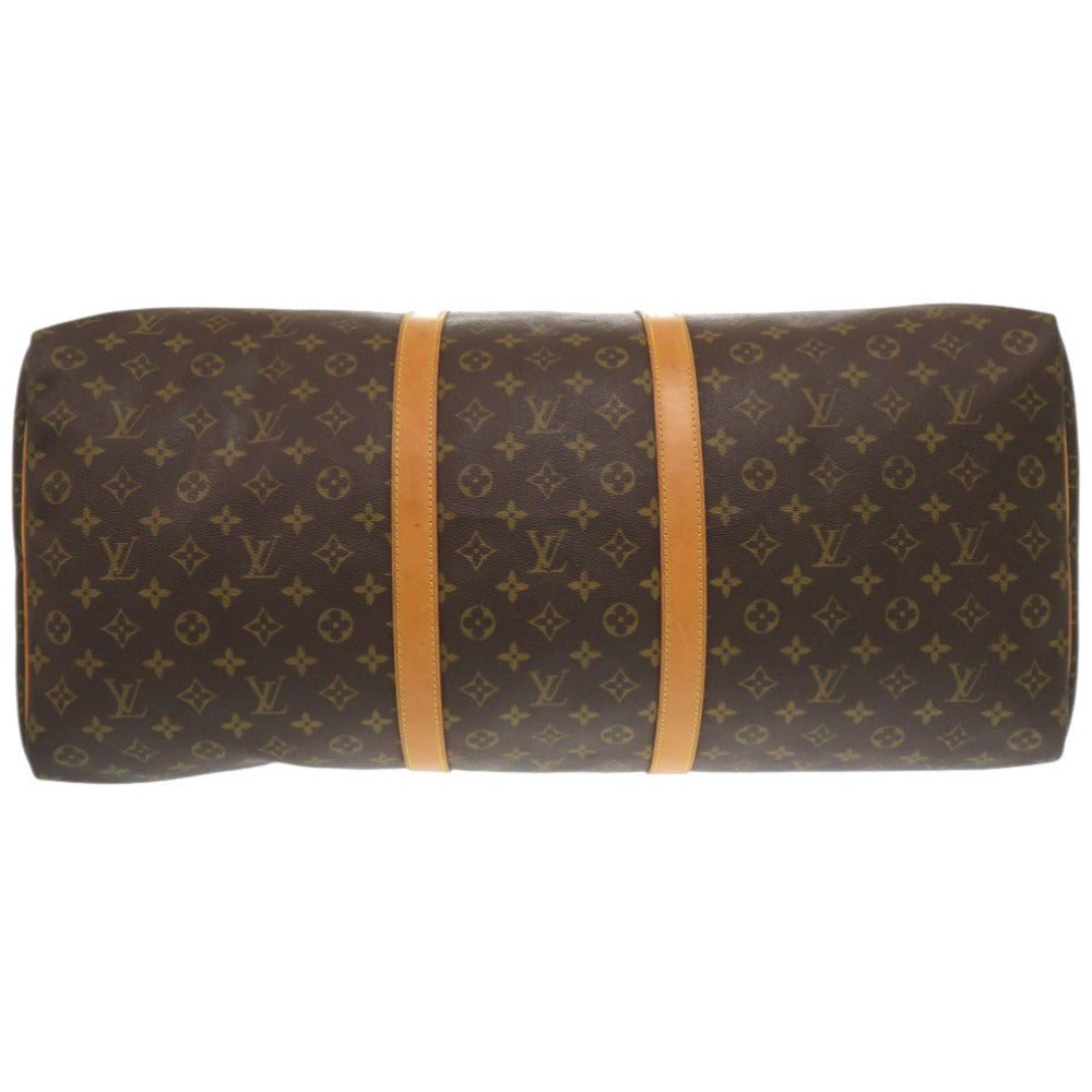 Louis Vuitton Boston Duffel M41422 Keepall 60 Monogram Canvas Brown Travel Bag 7G0738G5Nb