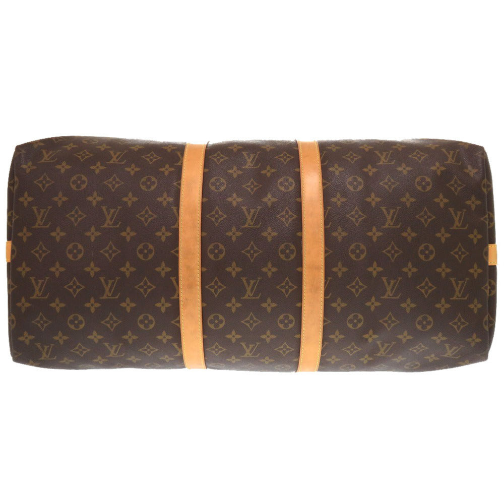 Louis Vuitton Boston Duffel M41414 Keepall bandouliere55 Monogram Canvas Brown Travel Bag 7G0739Ss5A13
