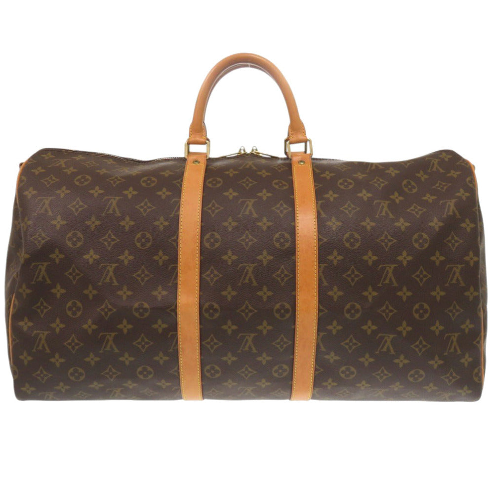 Louis Vuitton Boston Duffel M41414 Keepall bandouliere55 Monogram Canvas Brown Travel Bag 7G0741Se5Nb