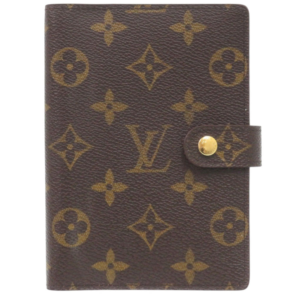Louis Vuitton Notebook cover R20005 Agenda PM Monogram Canvas Brown Handbag 7G0772Ia5K22