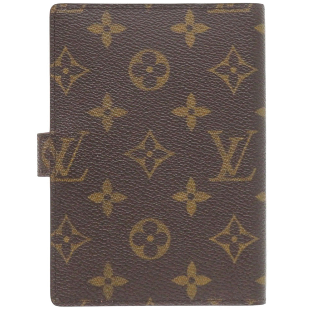 Louis Vuitton Notebook cover R20005 Agenda PM Monogram Canvas Brown Handbag 7G0772Ia5K22
