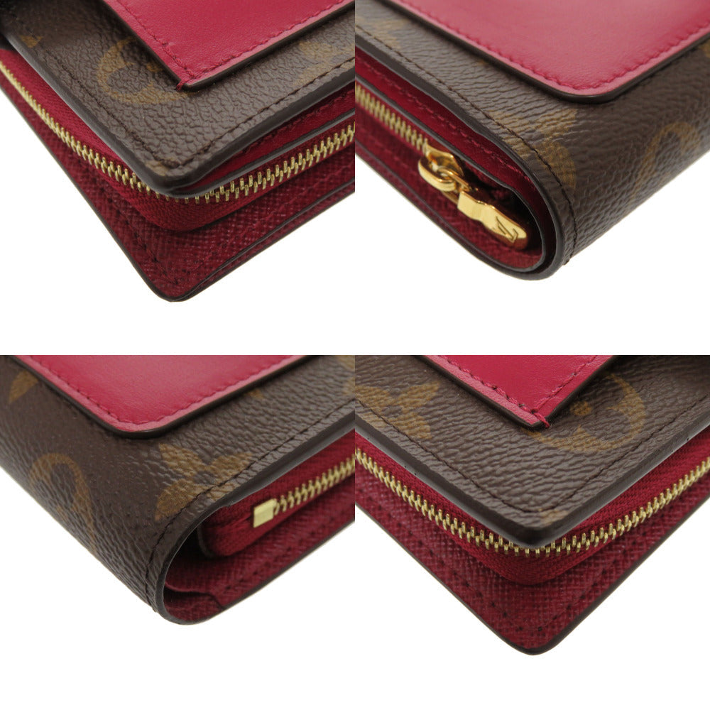 Louis Vuitton Bifold M69433 Fuchsia Portefeuille Juliet Monogram Canvas Wallet Case
