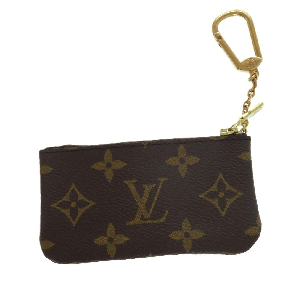 Louis Vuitton Coin M62650 Pochette Cre Monogram Canvas Brown Clutch Bag
