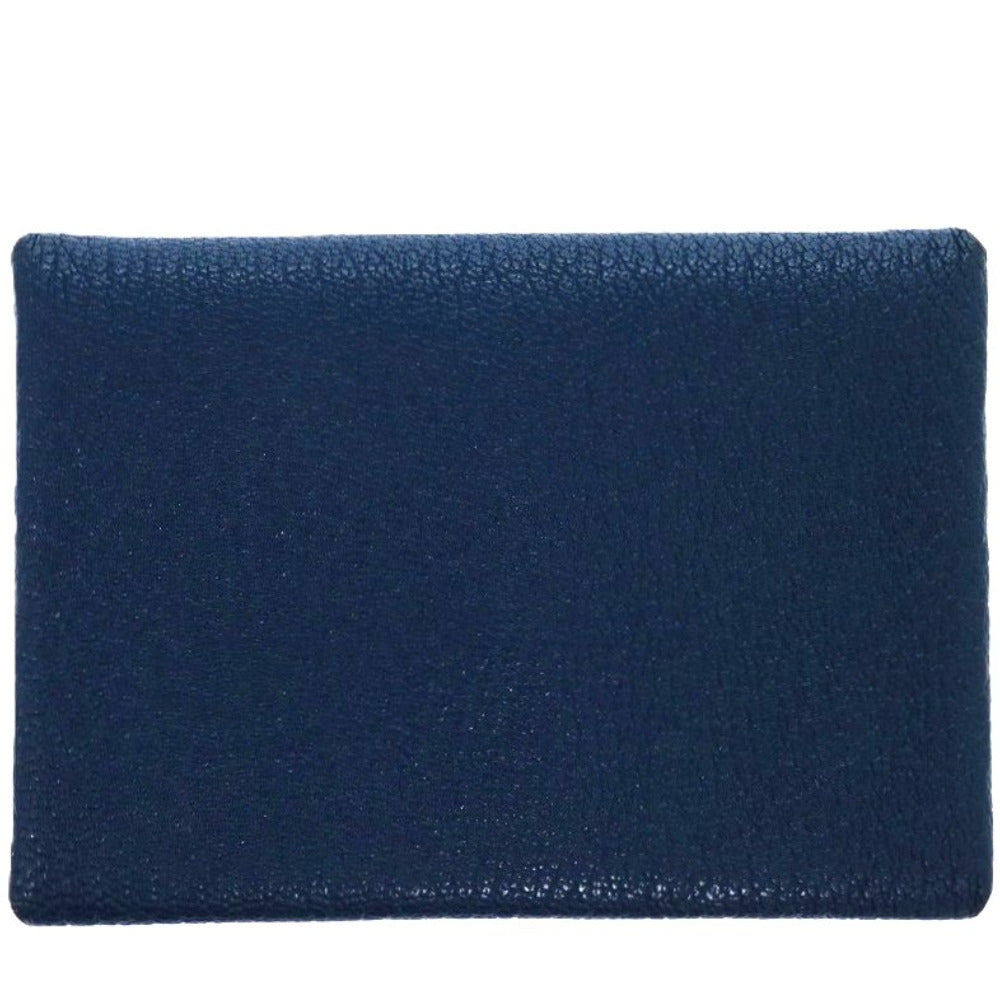 Card Case Shave Deep Calvi Duo Handbag Blue Travel Bag