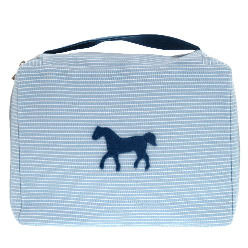 Pouch Cotton Cabriole Togo Mm Handbag White Travel Bag