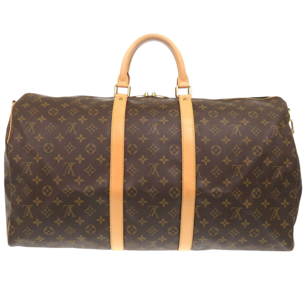 Louis Vuitton Boston Duffel M41414 Keepall bandouliere55 Monogram Canvas Brown Travel Bag 7G1053Iepb6A13