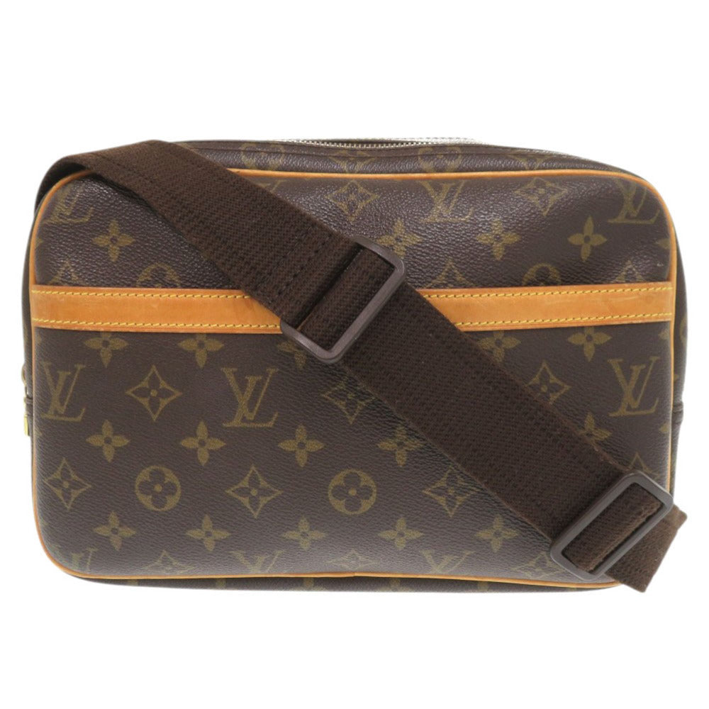 Louis Vuitton M45254 Reporter PM Monogram Canvas Brown Shoulder Bag 7G1116G5Nb