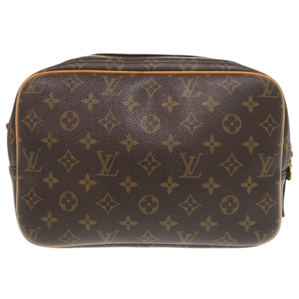 Louis Vuitton M45254 Reporter PM Monogram Canvas Brown Shoulder Bag 7G1116G5Nb