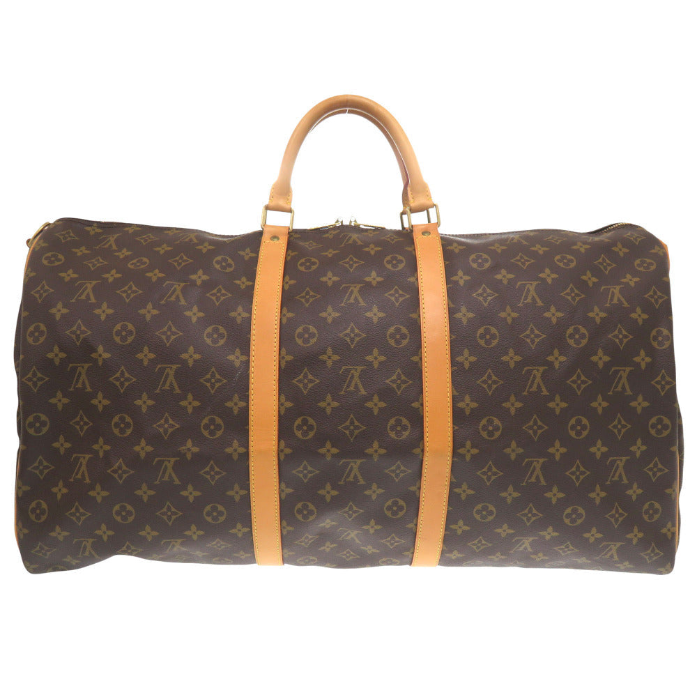 Louis Vuitton Boston Duffel M41412 Keepall bandouliere60 Monogram Canvas Brown Travel Bag 15