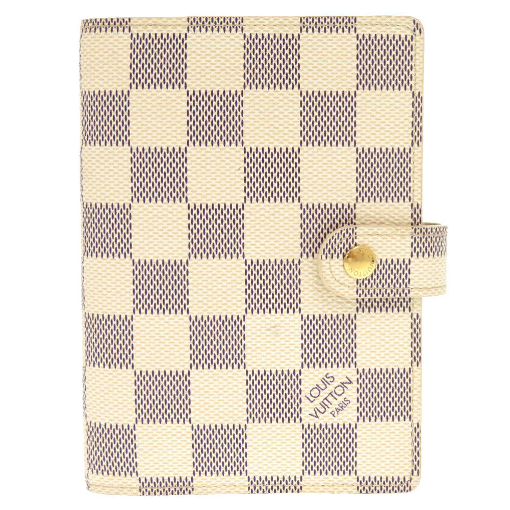 Louis Vuitton Notebook cover R20706 Damier Azur Canvas White Handbag 7G1225Ib5D1
