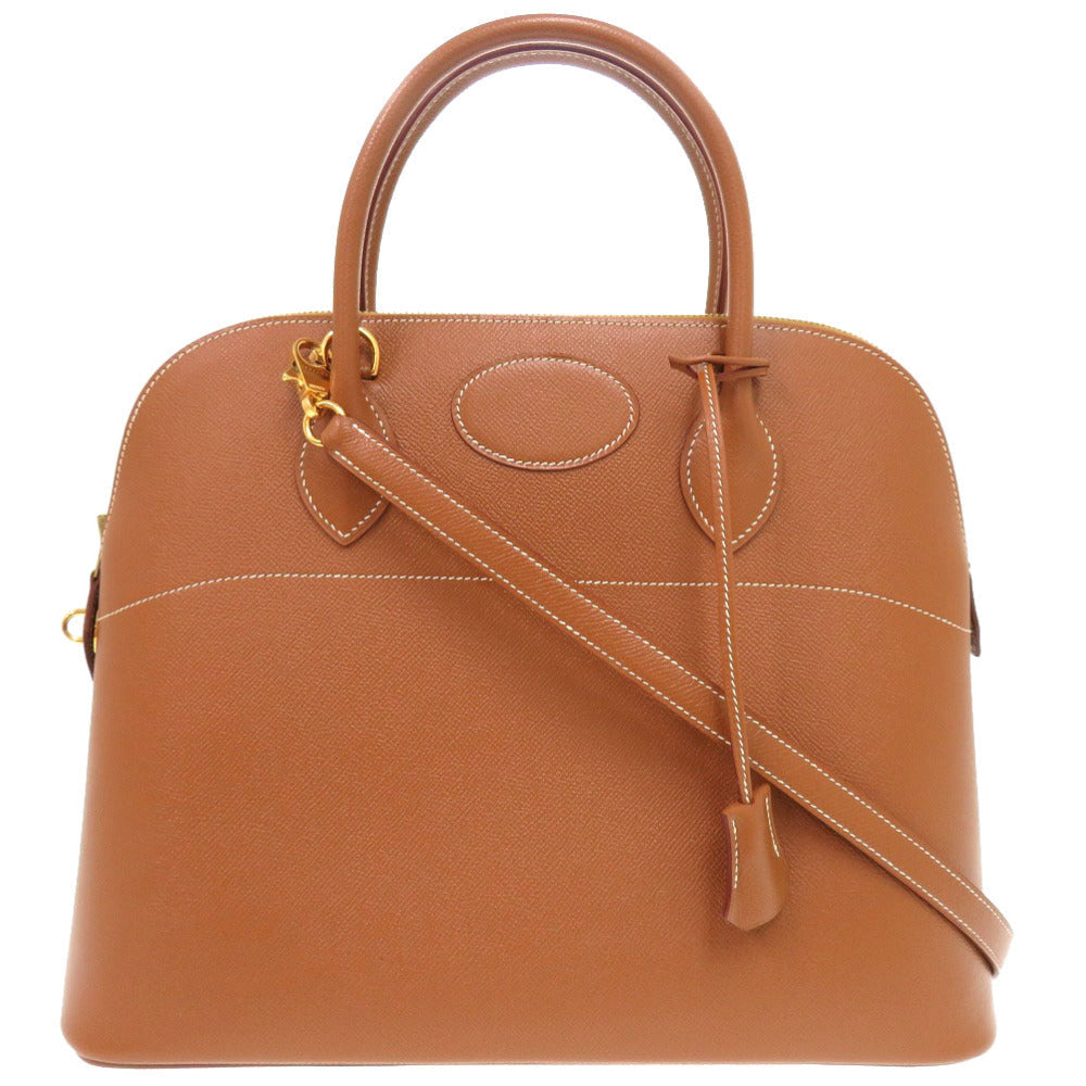 Hermes Handbag Courchevel Bored Gold Travel Bag