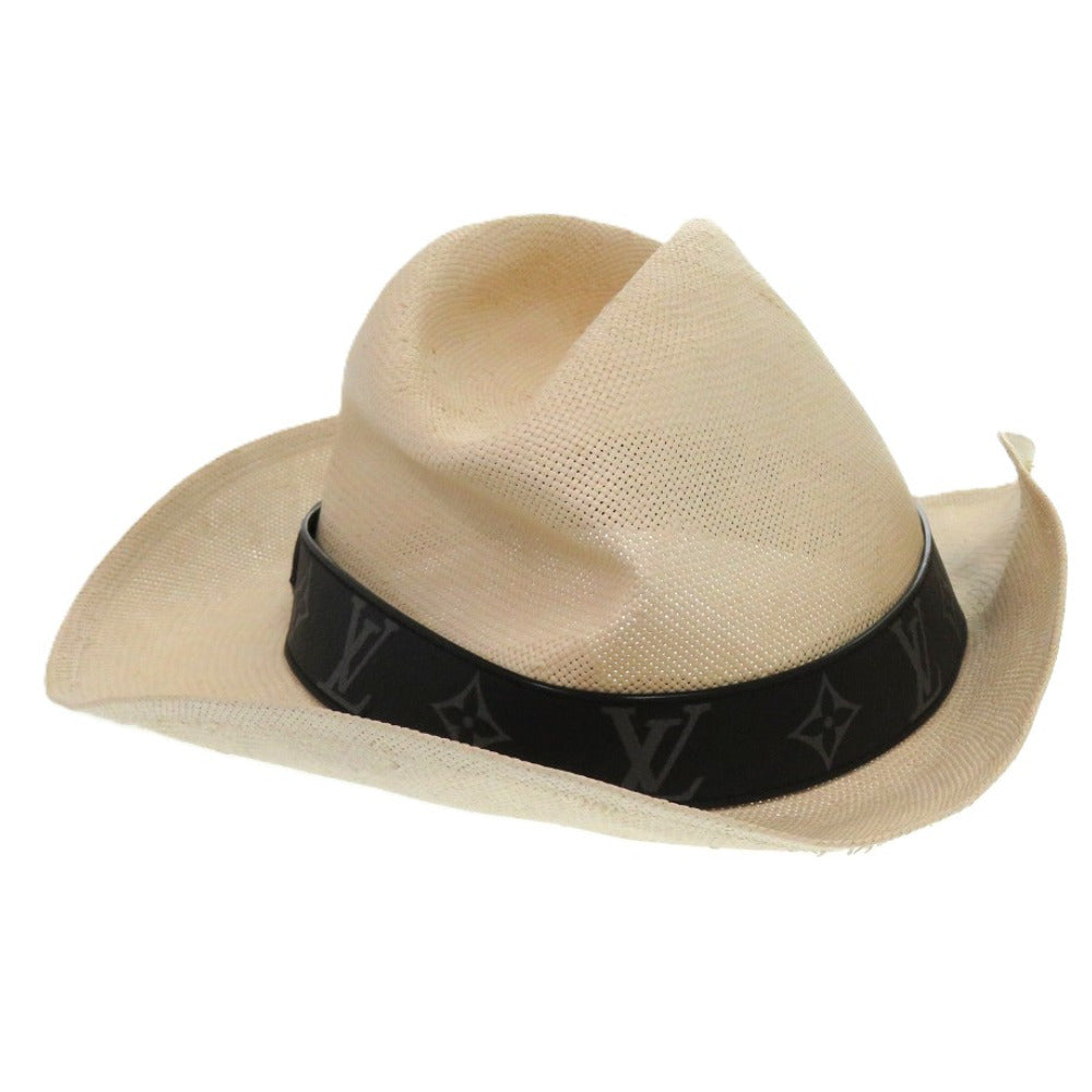 Louis Vuitton Other hats M75881 Paper chapeau Calfskin Beige
