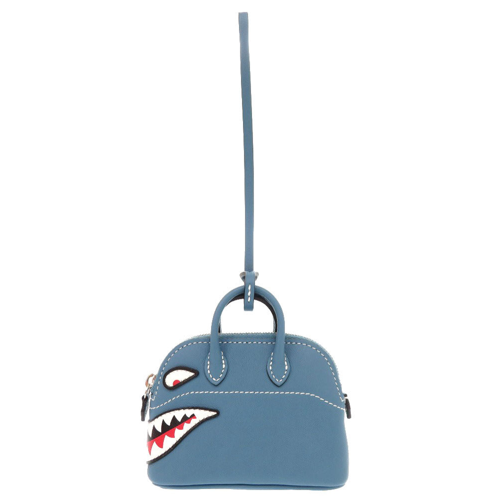 Hermes Handbag Vaux Swift New Gene Bolid Shark Blue Travel Bag