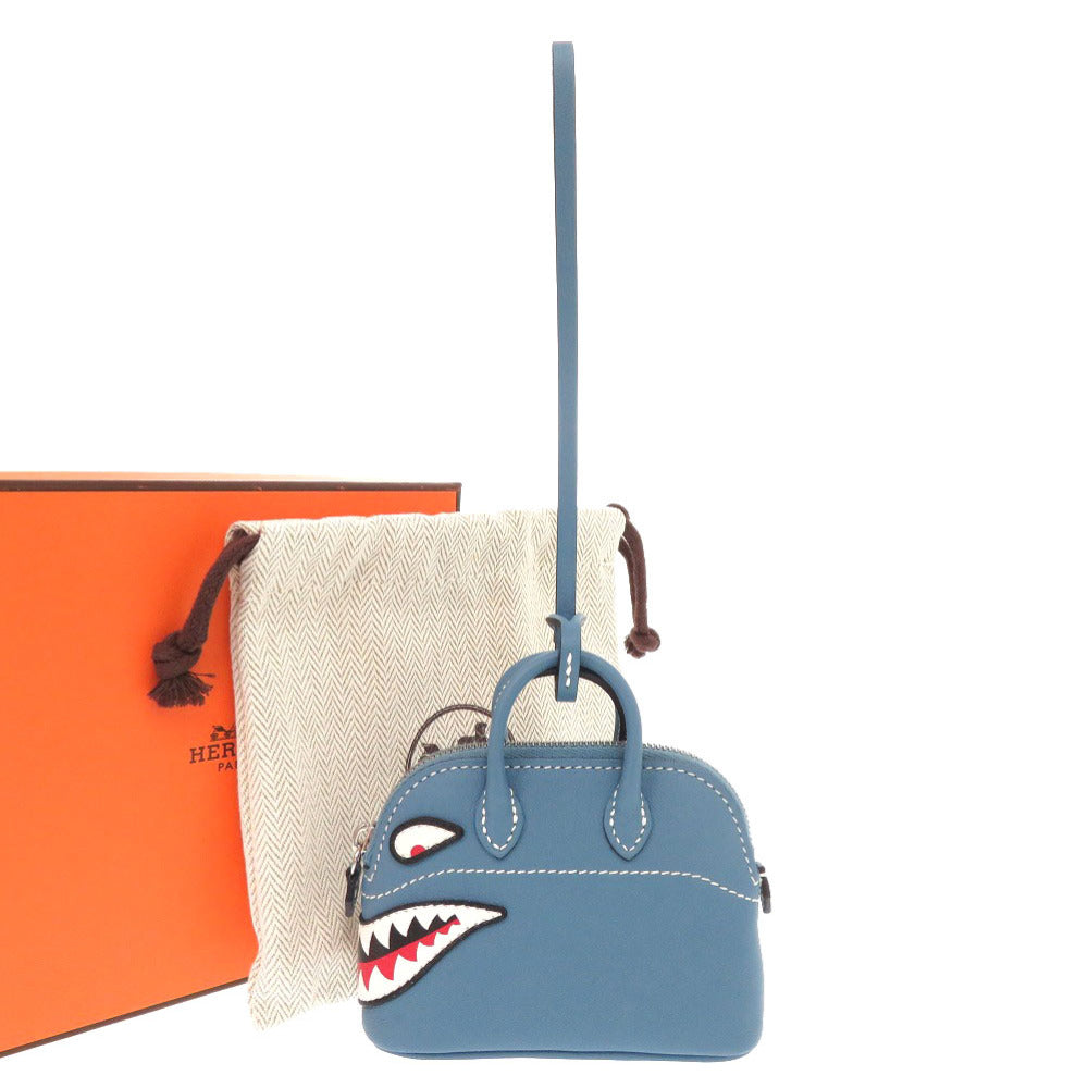 Hermes Handbag Vaux Swift New Gene Bolid Shark Blue Travel Bag