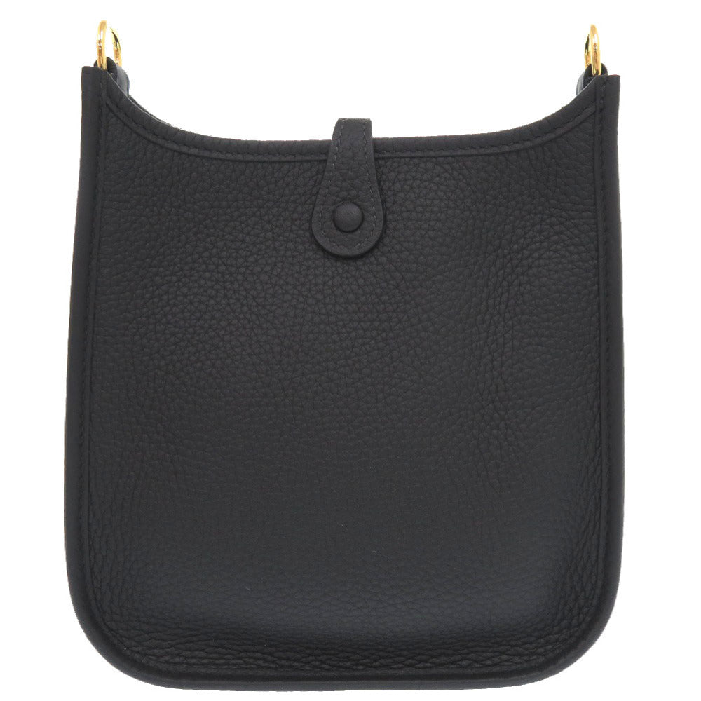 Shoulder Bag Taurillon Clemence Evelyn Tpm Amazone Black Short Strap