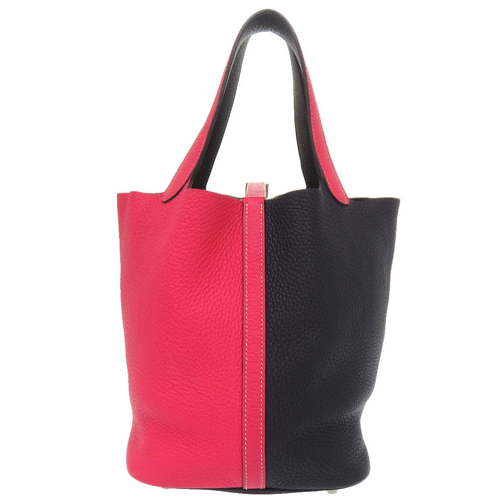 Taurillon Clemence Rose Extreme Picotin Lock Mm Travel Bag