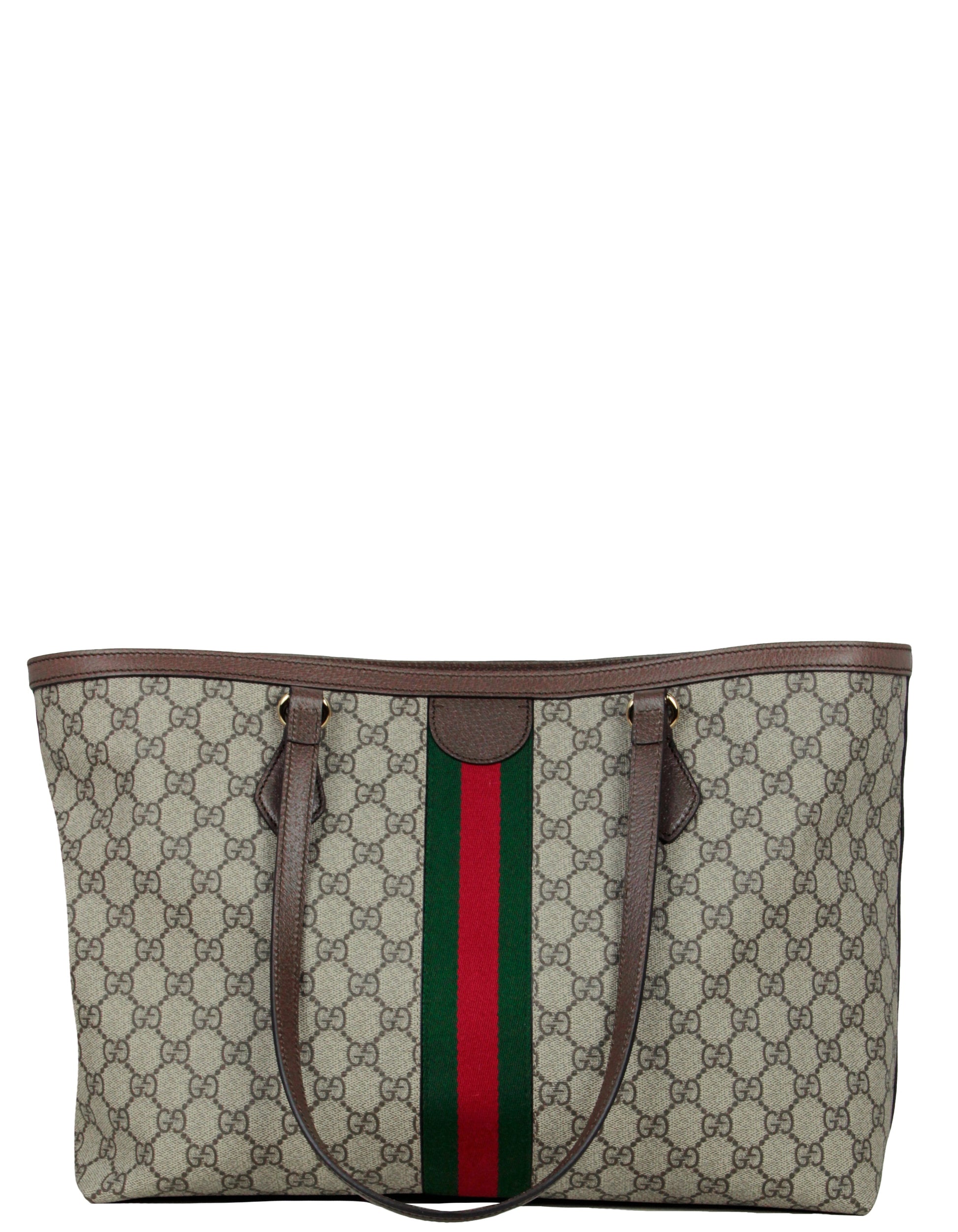 Gucci Monogram Canvas Supreme Ophidia GG Medium Tote Bag