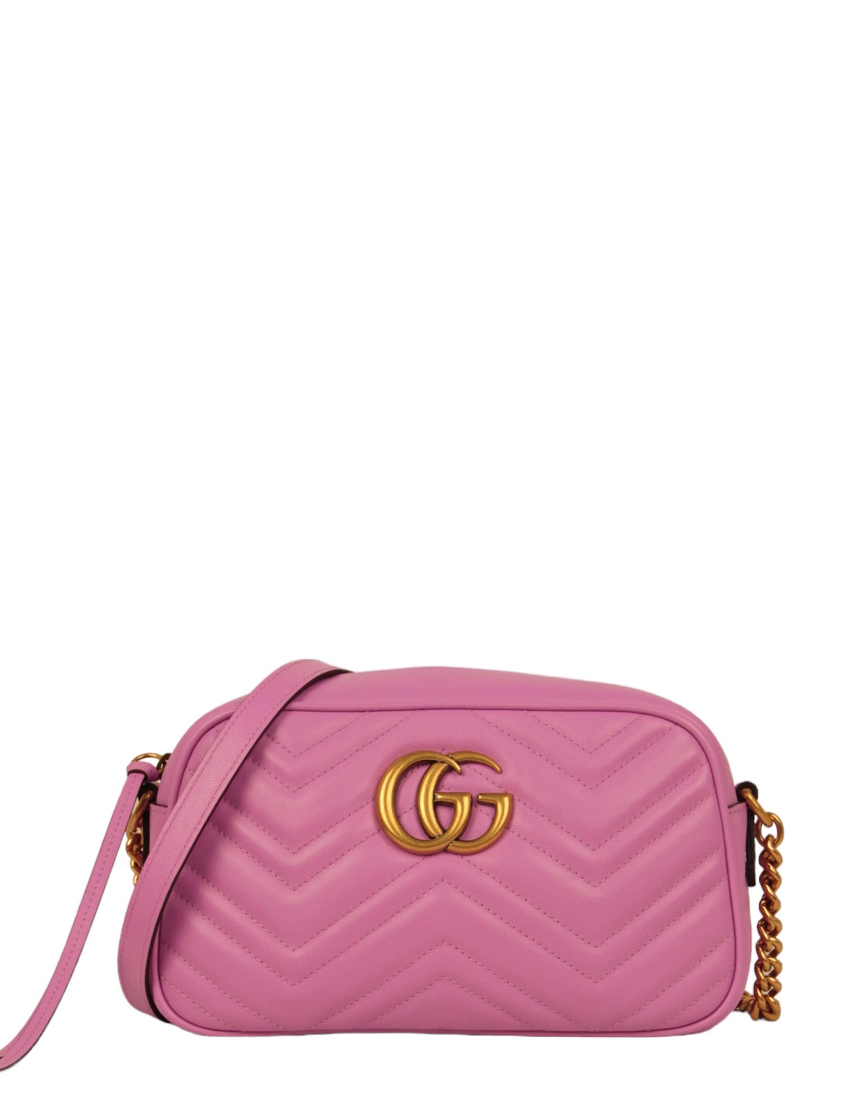 Gucci NEW Purple GG Small Marmont Crossbody Bag