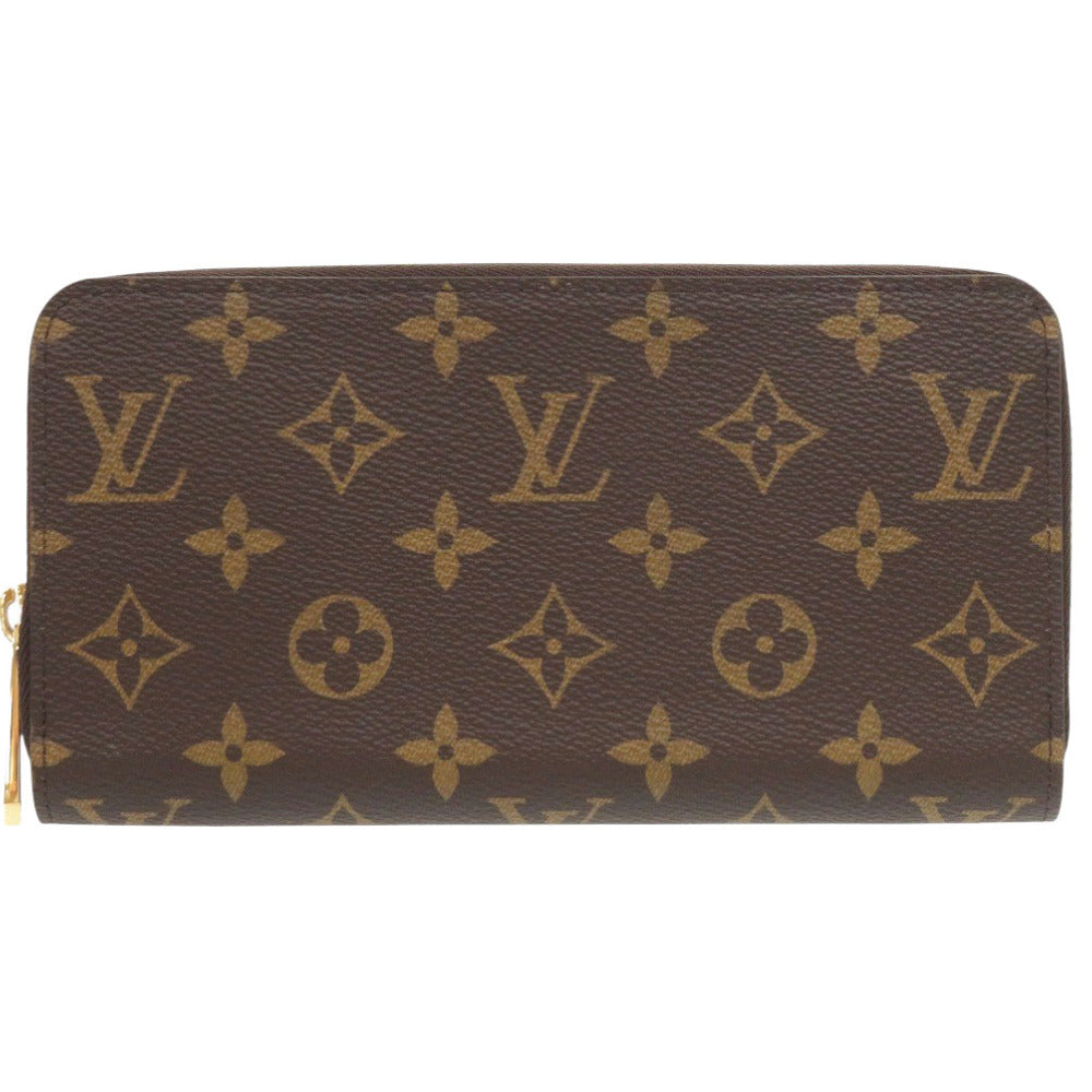 Louis Vuitton Long Purse M42616 Zippy Monogram Canvas Brown Wallet Case 7H0017Pi5K17