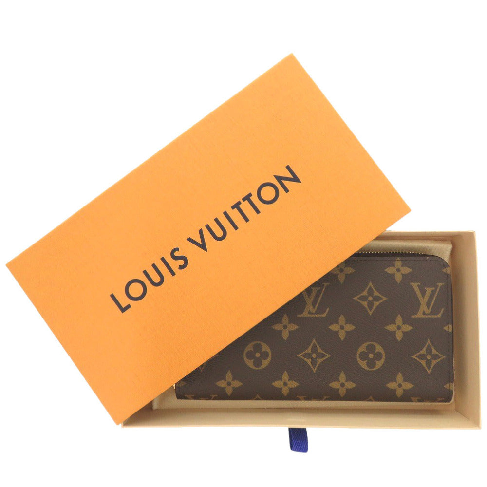 Louis Vuitton Long Purse M42616 Zippy Monogram Canvas Brown Wallet Case 7H0017Pi5K17