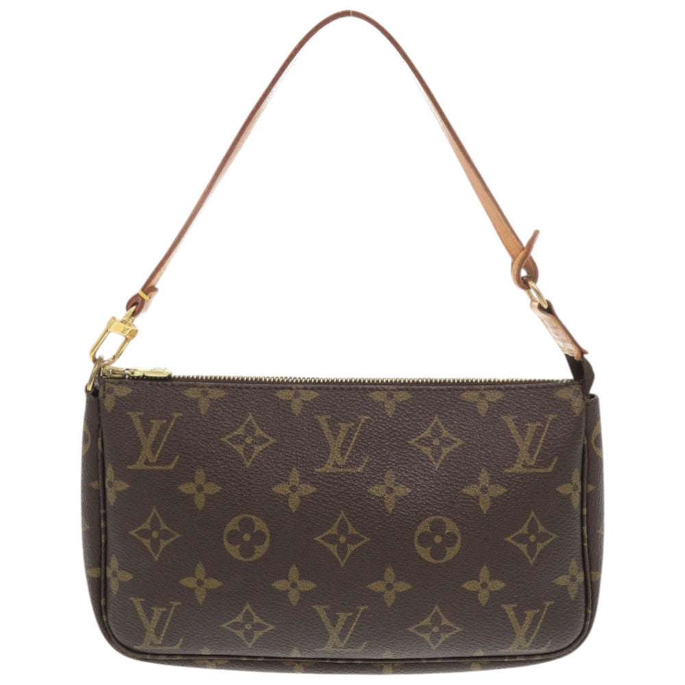 Louis Vuitton Pouch M51980 Pochette Accessoires Monogram Canvas Brown Clutch Bag 4