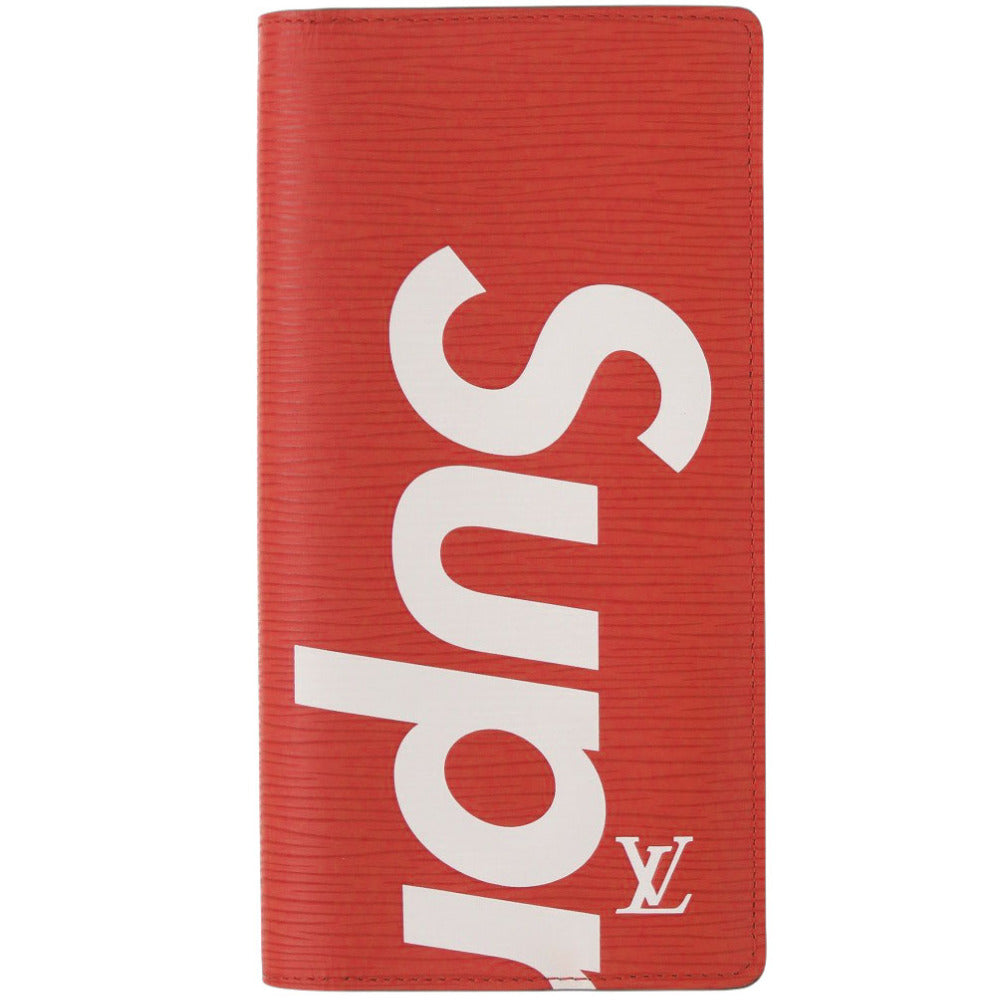 Louis Vuitton Long Purse M67719 Epi Leather Red Wallet Case
